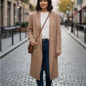 Sioni 🤎Beige Longline Jacket